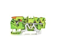 2102-5307 Conectores: Riel- 025-25mm2 vías: 1 abrazadera: 3 amarillo-verde WAGO