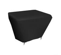 210D Oxford - Funda protectora para exprimidor de frutas de 15 x 13 x 15 pulgadas, resistente al viento con cordón y hebillas para trituradora manual al aire libre, funda protectora negra para máquina