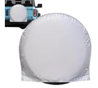 210D Silver Coated Spare Tire Cover - Waterproof & UV Protection | | 210D Silver-Coated Oxford Fabric, Full Waterproof & Sun Protection, Keeps Spare Tires Clean & Dust-Free, Elasticized for
