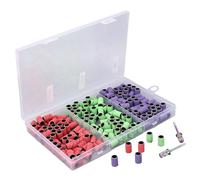 210pcs Nail Sanding Bands | Skilled Dead Skin Removal for Feet / Hands | 80 150 240 Grit with 2 Mandrels | Callus Remover & Foot Care Tool