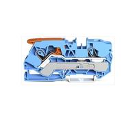 2110-1204 Conectores: rieles- 05-16mm2 vías: 1 abrazadera: 2 azul push-in WAGO