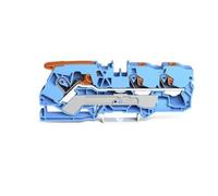 2110-5201 Conector: carril- 05-16mm2 vías: 1 abrazadera: 2 gris push-in WAGO