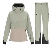 2117 of Sweden Conjunto de chaqueta y pantalón de esquí Krasse, Mujer, Verde claro
