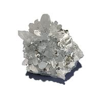 213 g 100% natural cuarzo racimo piedras pirita cristales decoración para el hogar