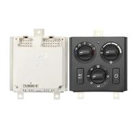 21318121 24V 12V A/C Interruptor del panel de control del calentador con sensor de temperatura/Apto for camión Volvo FH FH12 FH13 Panel de control de climatización y calefacción pa(21318121-24V)
