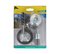 2133000 cepillo 4 piezas alambre - WOLFCRAFT