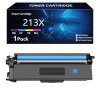 213X Cartucho de Tóner de Repuesto para HP 213X W2130X W2131X W2132X W2133X para HP Color LaserJet Enterprise 5700dn 5800dn 6700dn 6701dn 6800dn 6801dn Impresoras con Chip,C-1 Pack