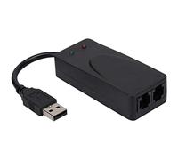 214 Controlador de módem Externo, módem de fax USB2.0 56K de Doble Puerto para 7/8 / 10 / XP, identificador de Llamadas de Soporte, marcación automática
