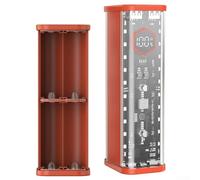 21700 Batería Power Bank Case With 22.5W Output, Dual Charging Puts, PD20W Support and LED Display (naranja)
