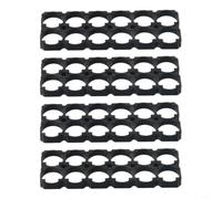 21700 para soporte de batería 4 unids 2x6 soporte de marco de plástico para paquetes de bricolaje ABS+PC negro montaje empalmable