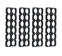 21700 Soporte de batería 2x6 DIY marco de plástico para paquetes de baterías - Construcción ABS + PC, diseño antivibración, paquete de 4