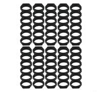 21700 - Soporte de batería para paquetes de baterías de litio, soportes de marco de plástico ABS PC con desalineación, diseño fijo para un montaje seguro (10 unidades de 1 x 6)