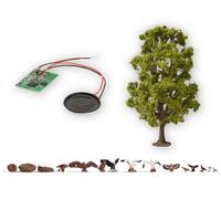 NOCH Árbol Con Vogelzwitschern, Inclusive Módulo, 18,5 CM Alto Perfecto para