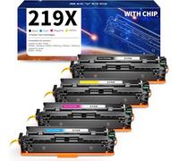 219X Tóner con Chip Compatible para HP 219X 219A para Color LaserJet Pro MFP 3302FDW 3302SDW 3302FDN H P Color LaserJet Pro 3202DN 3202DW Tóner W2190X W2191X W2192X W2193X