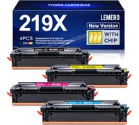219X Tóner con Chip MFP 3302FDWG Negro Cian Magenta Amarillo 4 por Pack