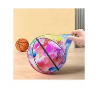 (21cm,Colourful No 5 ball)The Handleshh Silent Foam Basketball, Dribbling Indoor Silent Basketball Balls