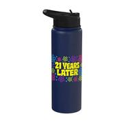 21st Birthday 21 Years Later T-Shirt Tee for Men Women Funny Stainless Steel Insulated Water Bottle