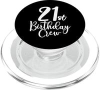 21st Birthday Crew 21 Años Fiesta grupal a Juego PopSockets PopGrip para MagSafe