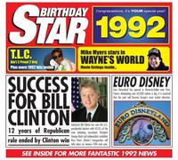 21st Birthday Gifts For Women - 1991 (21st) Birthday Card and 1991 Chart Hits CD