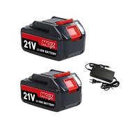 21V 15000mAh, Herramientas Eléctricas, Batería Li-ion, Compatible Con Mueda(2PC 1Charger)