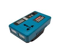21V Battery Inverter with LED Light - Portable Power Tool Adapter Charger,Generator Converter | Universal 150W Charger For Car, RV, Outdoor Use