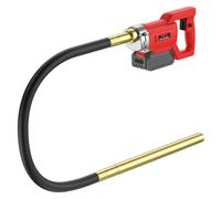 21V Inalámbrico Vibrador de Hormigón, Sin Cepillo Vibrador de Vonstrucción Eléctrico 3980rpm, Longitud Varilla Vibratoria 1.5M,Diámetro Vibración 38mm, para Carreteras Casas etc.(Sin Batería)