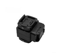 21V Salida dual para adaptador de batería para herramientas eléctricas Convertidor uno a dos Contenedor de expansión Carga rápida Plástico ligero Negro