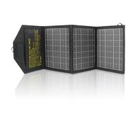 21W Cargador Solar Portátil, Cargador de batería Solar Plegable 3 Paneles Impermeable, con Puertos USB duales para Camping, iPhone, iPad, Samsung Galaxy LG teléfonos móviles y Dispositivos