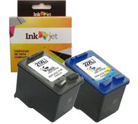 21XL / 22XL Pack 2 tintas Compatible con HP 21XL 22XL