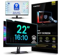 22,0 cm Ordenador Protector de Filtro de privacidad para monitores de Pantalla Ancha - Mayor privacidad - Dejar de Dar Libre Acceso a su información confidencial - Antiarañazos, Anti-Glare Pantalla
