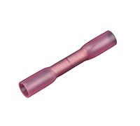 22-18 AWG Kit de Red Heat Shrink impermeable crimpado termocontraíble Butt Conector eléctrico de alambre de empalme de cables,Compacta y ligera(100Pcs)