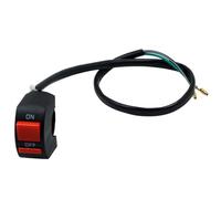 22-25mm 7/8" Interruptor Apagado Llama Universal Para Manillar Motocicleta Botón Encendido Apagado Para Moto ATV Bicicleta 12 V Para CC/10 A Color Negro Accesorios Botón Interruptor Encendido