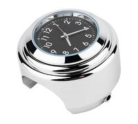 22-25Mm 78 a 1 Moto,Aries, Reloj de Manillar de Motocicleta Chapado e Tiempo Resistente Al Agua Reloj de Montaje de Manillar de Aleación Aum
