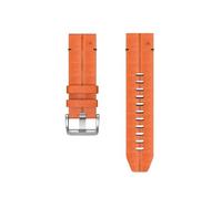 22 26 Mm Ajuste For Correa De Cuero For Garmin 5Plus 6Pro 7Pro Correa De Pulsera De Liberación Rápida Correa De Reloj Deportivo Fenix7XPro 5XPlus 6XPro Pulseraacele(Brown-silver buckle,22mm)