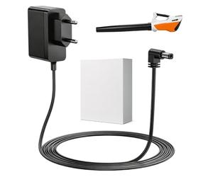 22.5V 0.65A Cargador Compatible con STIHL FSA45 BGA45 HSA45 Cortasetos, Adaptador de Corriente LK45 de Cable Alimentación, Negro
