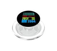 22 Años De Edad Vendimia 2004 Nacido Julio Fantástico Desde PopSockets PopGrip para MagSafe
