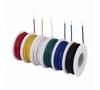 22 AWG Alambre de Alambre sólido-Sólido, Kit-6 Coloreado Diferente 30 pies Spools 22 Pasaje de Cables Alambre de Alambre (Length : 9M, Specification : 22 AWG)