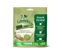 22 barritas Greenies Teenie Snacks Dentales Naturales para perros toy