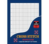 22 Count Graph Paper: Large Easy-to-Read Grid Notebook for Design, Planning & Practice | 100 Pages | 8.5” × 11”