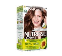 NUTRISSE Creme Coloración Nutritiva Permanente, Tinte 100 por ciento Cobertura de Canas con Mascarilla Nutritiva de 4 Aceites, Color Chocolate 5.35, 1 Unidad (Paquete de 1)