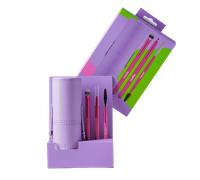 ¡22% DTO! Set de Mini Brochas y Estuche 3/1 On-The-Go