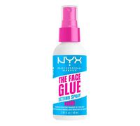 NYX Professional Makeup Spray Fijador de Maquillaje, Larga Duración 24H, Waterproof, No Transfiere, Para Todo Tipo de Pieles, The Face Glue, 60ml