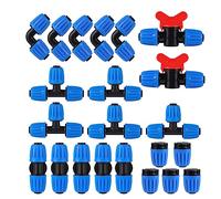 22 kits de conectores de 16 mm de 1/2 pulgadas (0620 pulgadas de diámetro exterior y 0520 pulgadas de diámetro interior). In),