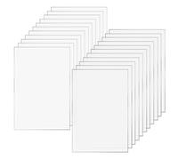 22 láminas de PVC transparentes, láminas de plástico flexible para manualidades, pantallas, carteles, objetos hechos a mano (20 x 30 cm)