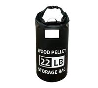 22 Lbs Charcoal Storage Bag - Large Capacity Wood Pellet Holder Container, Heavy Duty Outdoor Grilling BBQ | Camping Backyard Picnic Patio Garage RV Use, Pellet Storage Container, Charcoal Bag
