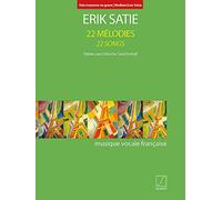 22 melodías (para voz media o grave y piano) - BOOK