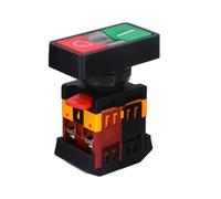 22 mm/25 mm/30 mm APBB-22/AS22/PPBB-30 Interruptor de botón de parada de encendido/apagado 10 A/660 V Auto-reinicio/momentáneo 1 pieza (Black,110 V)