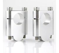 22 mm 7/8 "Montaje en la Abrazadera del Elevador del manejo Compatible con YZ125 YZ250 YZ250F YZ450F XT250 XT225 SR250 SR400 SR500 FMX 650 BT 1100 Motorcycles(Silver Riser 40mm)