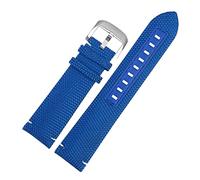 22 mm de lienzo de nylon Reloj Sport Sport Watreple Putret Band Bank Cinturón for midto Fit For Ocean Fit For Star M042.430 Accesorios(Blue02)