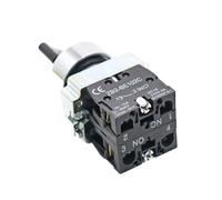 22 mm XB2-BD25 BD53 1NO 2NO 1NO1NC 2/3 posiciones Interruptor de perilla selectora con autobloqueo y restablecimiento automático Interruptor giratorio Interruptor pulsador(XB2-BD73)